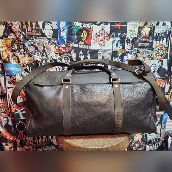 M.LONDON WEEKENDER TRAVEL BAG BY LEVENGER - Picture 4 of 15